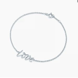 Tiffany & Co Graffiti Love Bracelet - Silver (7inch)